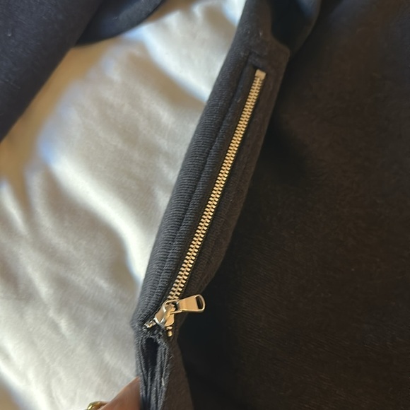 CALIA Women's Elevate Ottoman Side Zip Sweatshirt | Pure Black Heather | S - Picture 9 of 10